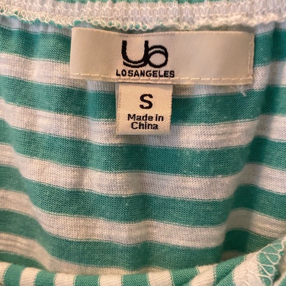 Green striped maxi dress - Picture 4 of 4